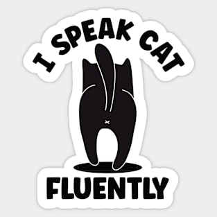 Funny Cat Quote Sticker